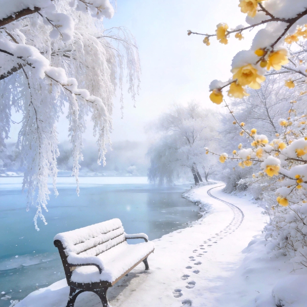 大寒 静候春暖花开