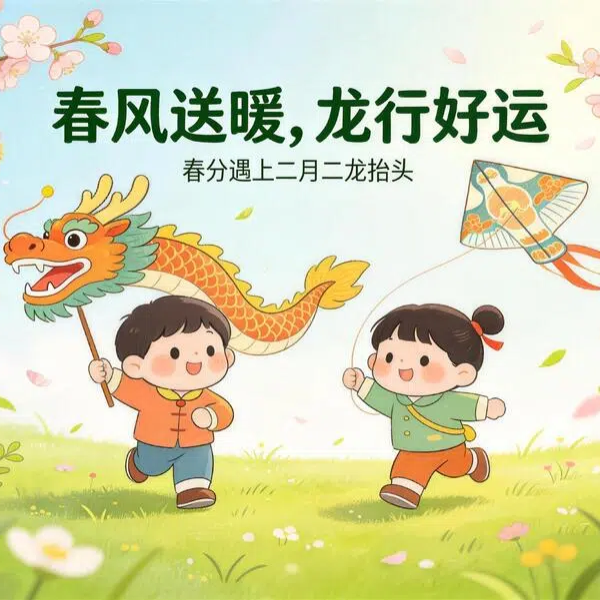 春风送暖 龙行好运